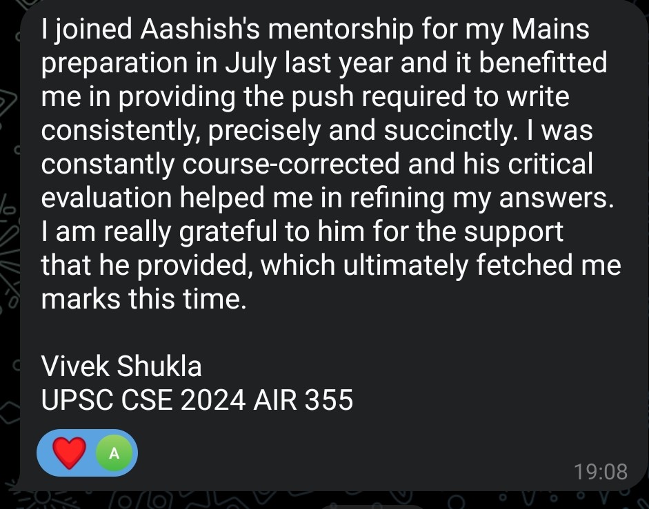 Vivek Shukla testimonial